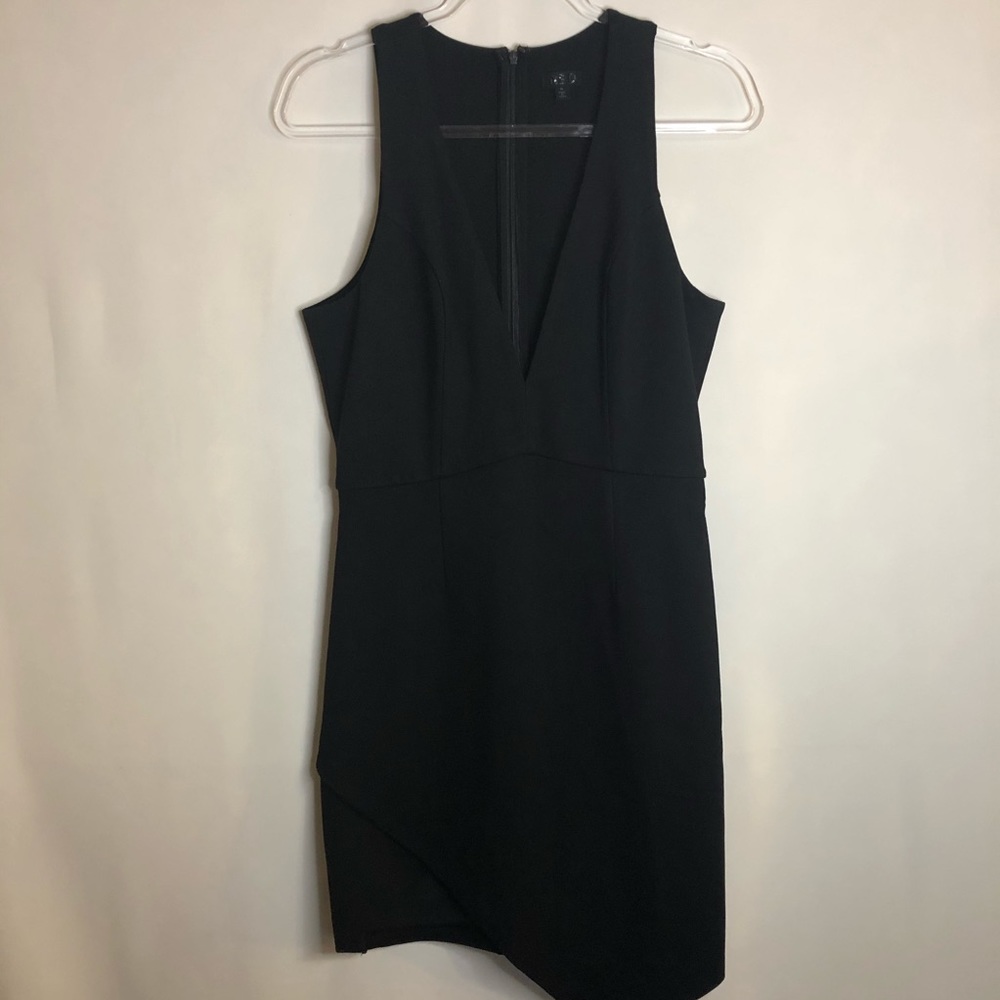 NBD Black Dries Asymmetrical Bodycon Dress